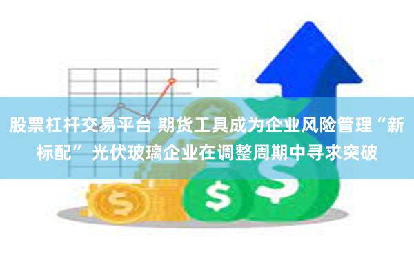 股票杠杆交易平台 期货工具成为企业风险管理“新标配” 光伏玻璃企业在调整周期中寻求突破