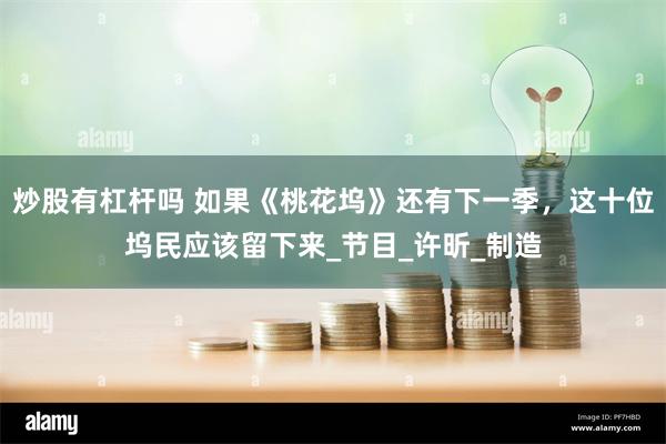 炒股有杠杆吗 如果《桃花坞》还有下一季，这十位坞民应该留下来_节目_许昕_制造